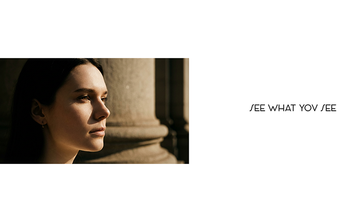 Complete author-composed second frame, including portrait, white background and See what you see text.